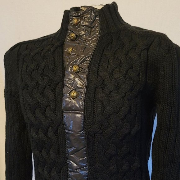 NEO Unisex Cardigan Black Sweater - Picture 2 of 5